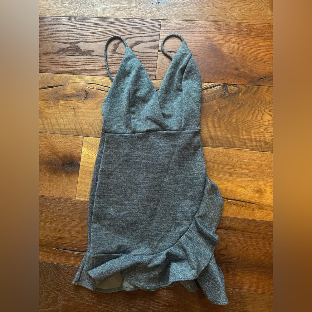 Gray Sparkly Dress